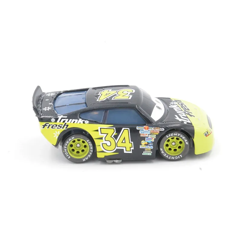 Disney Pixar Cars 2 шт. Молния Маккуин № 34 мак грузовик и dacer 1:55 Diecast металлического сплава и Пластик модели автомобилей игрушечные лошадки для детей