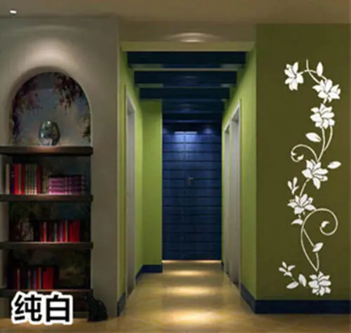 

Wall Act the Role of Stickers Wall Stickers Quote Flower Tree Acrylic Decal Home DIY Hot 3D Mirror Art Decor