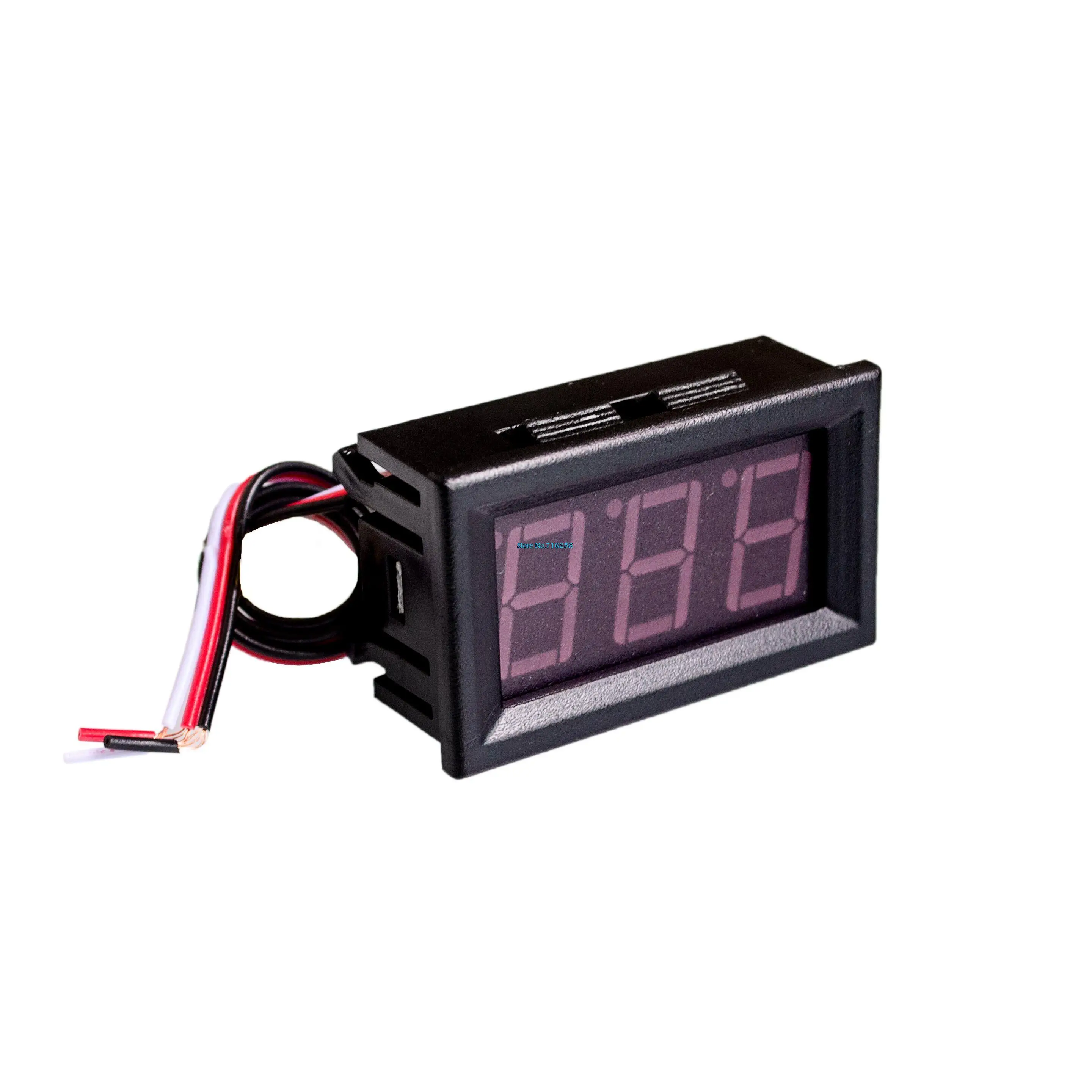 

0.56 inch LCD DC 4.5-30V Red LED Panel Meter Digital Voltmeter with three-wire Electrical Instruments Voltage Meters