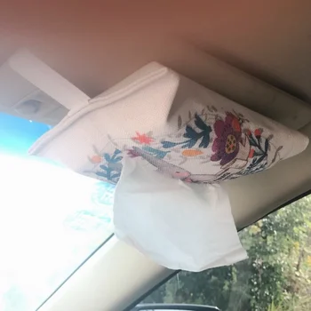 

Cute Cartoon Car Tissue Holder Back Hanging Tissue Covers with Tissue Box Creative Car Supplies Tissue Paper Tray Cute 3DZJW07