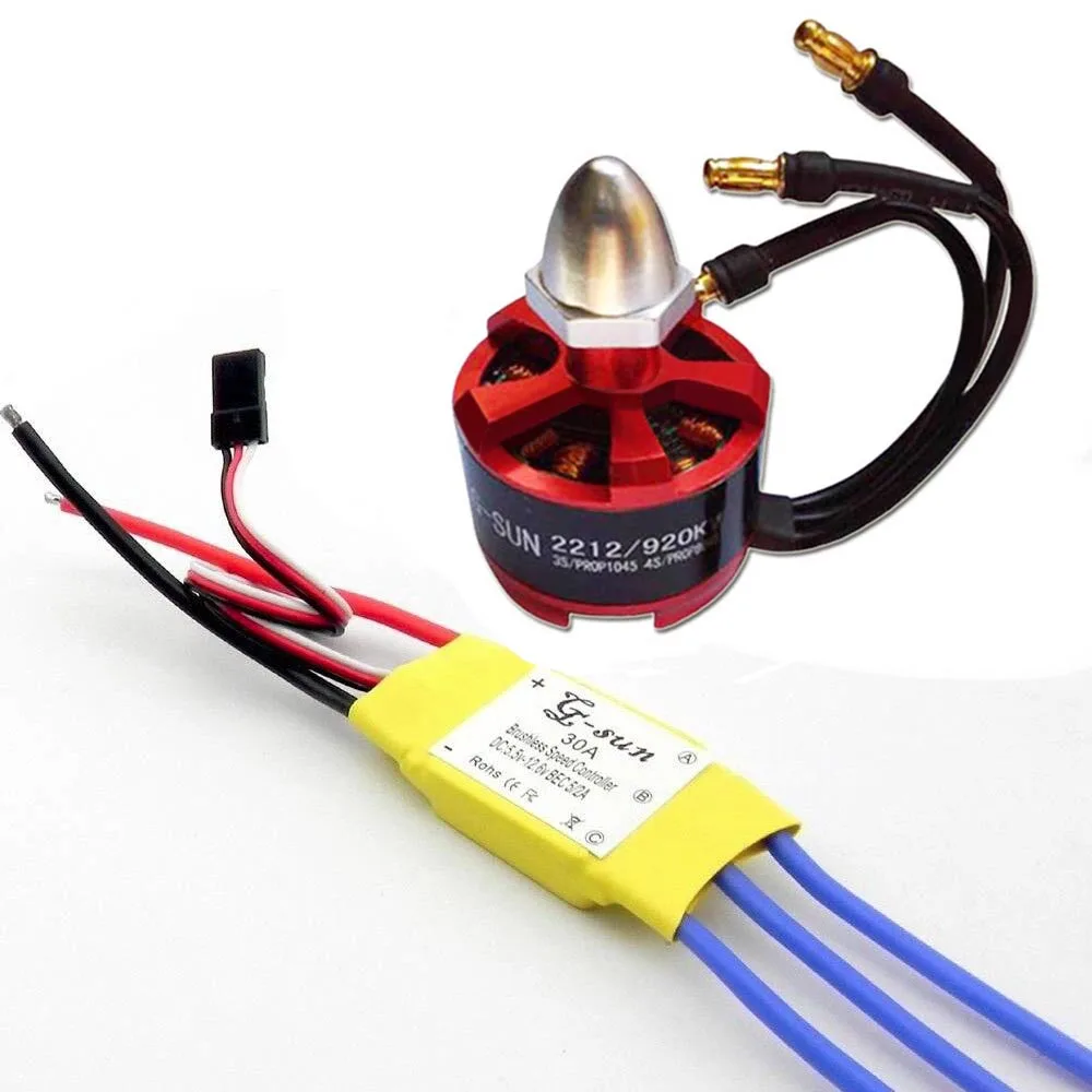 2212 920KV бесщеточный двигатель для F330 F450 F550 X525 Quad Multirotor + 30A ESC | Игрушки и хобби