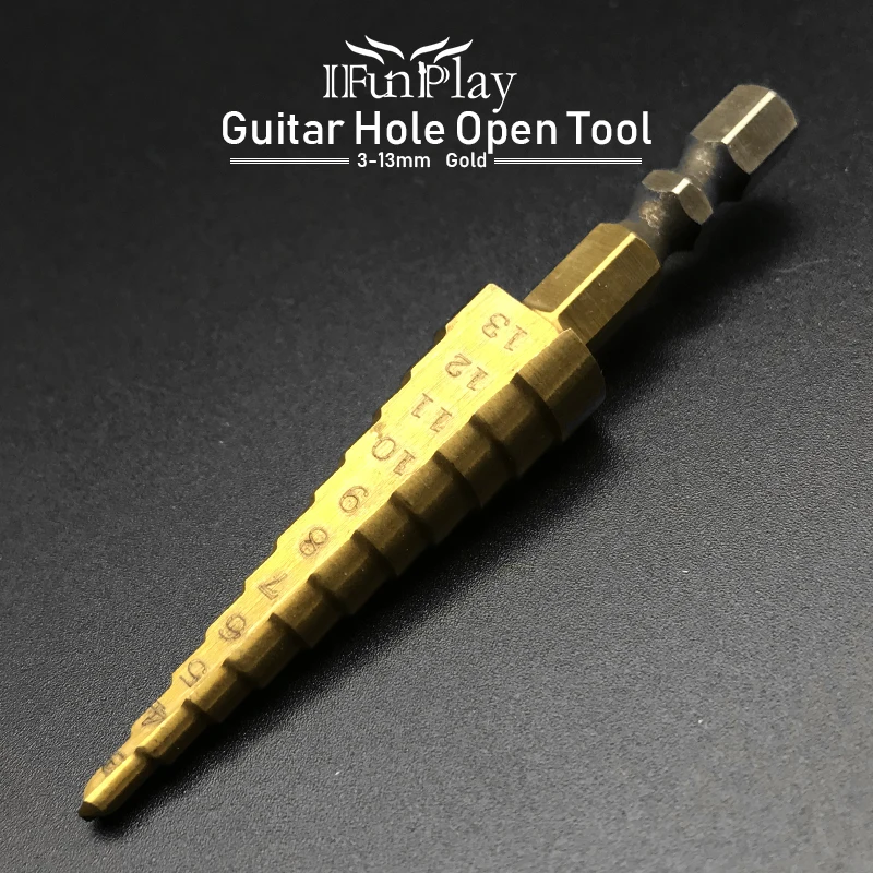 

Guitar Tuning Peg Machine Head Hole Reamer Tapered Acoustic Guitar Woodworker DIY 3-13/3-12/4-12mm Pickup Luthier Repair Tool