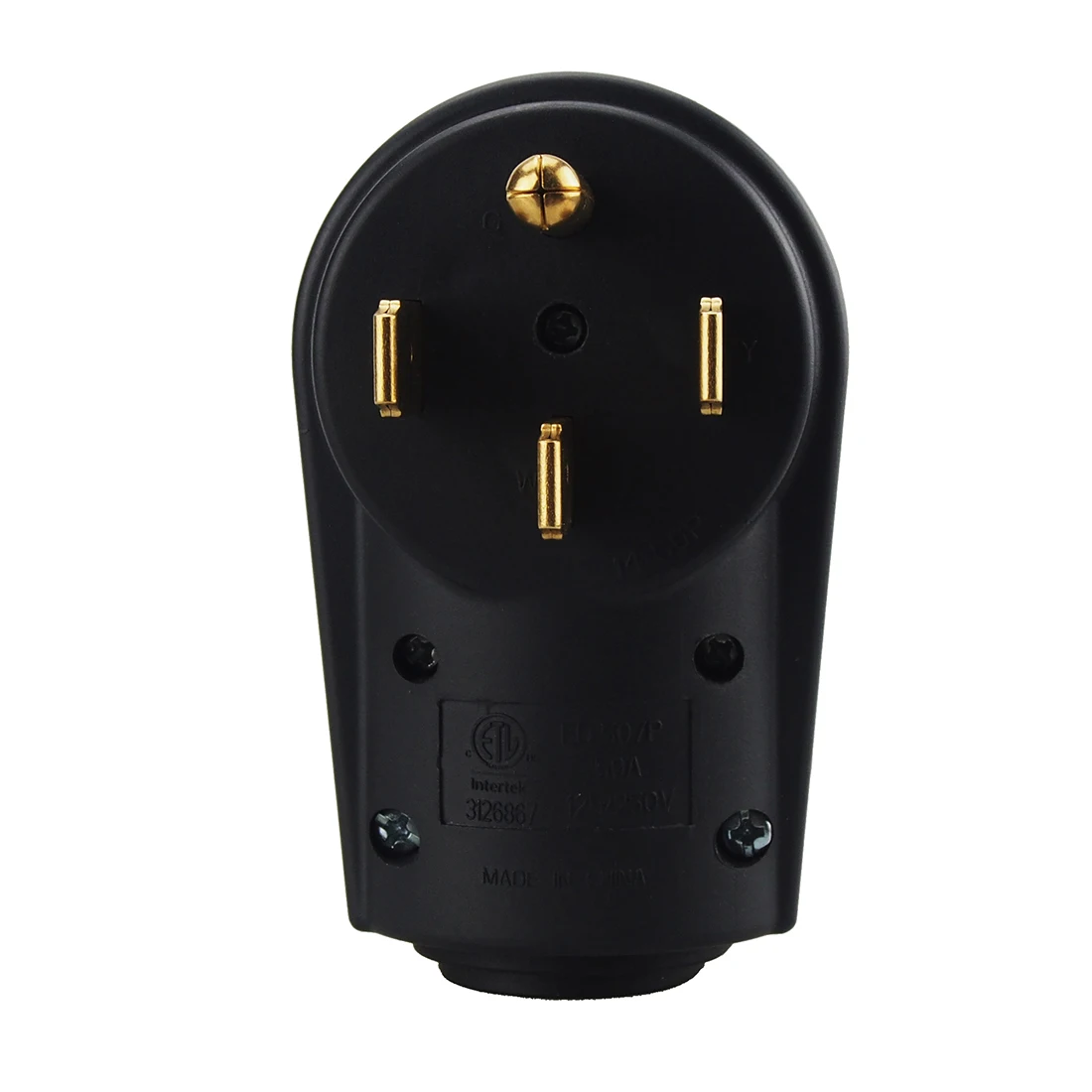 [nema 1450p] 50 Amp Heavy Duty Rv Ev Replacement Plug, Nema 1450p