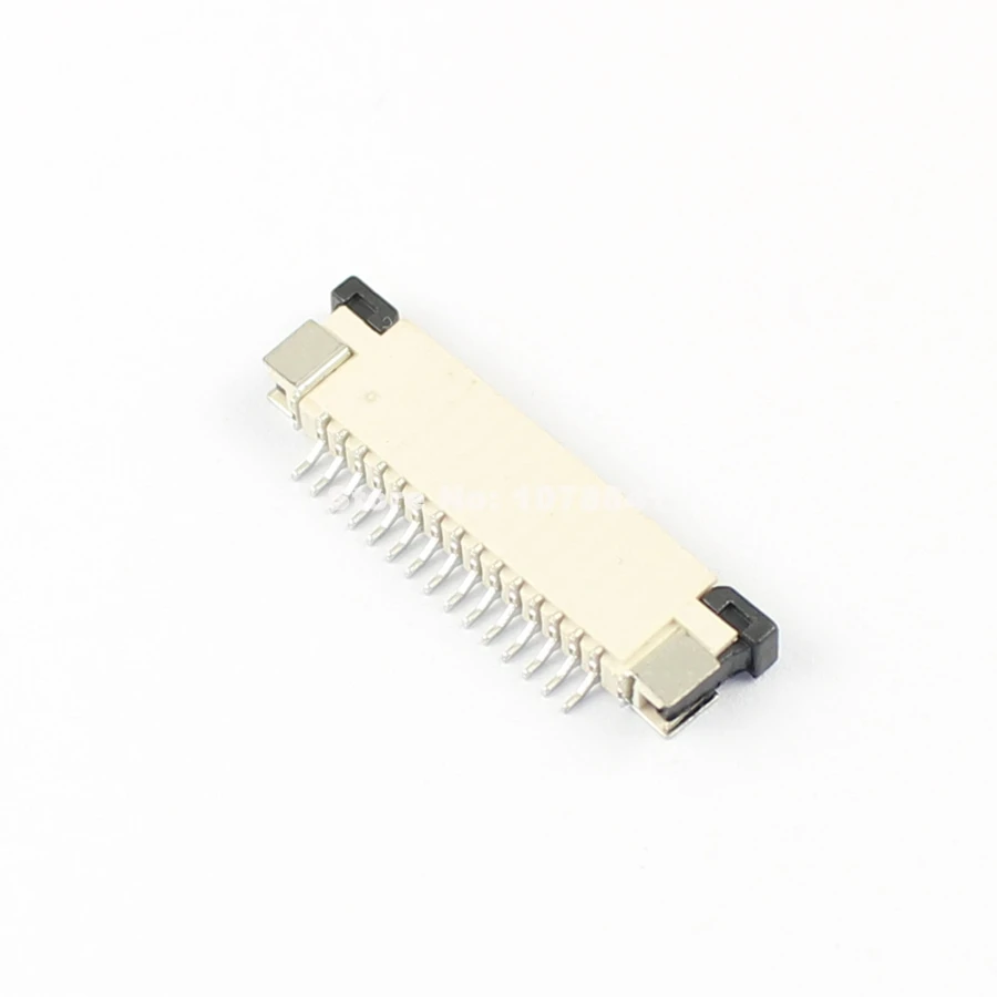 

10 Pcs Per Lot FPC FFC 1mm Pitch 15 Pin Drawer Type Ribbon Flat Connector Top Contact