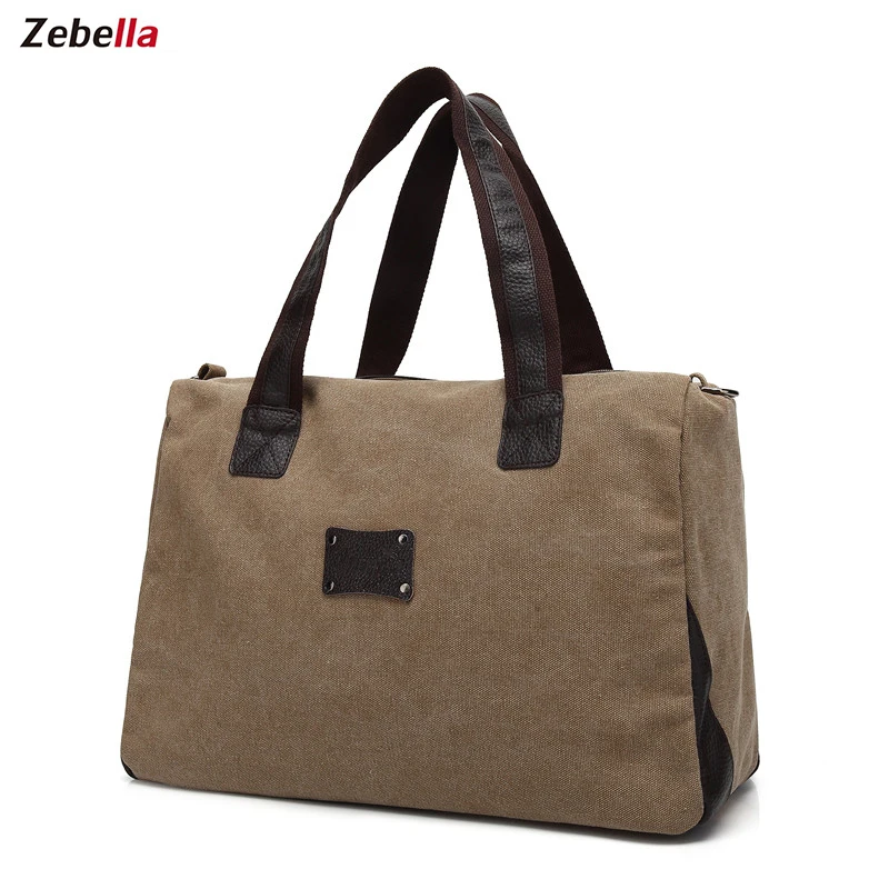

Zebella Women Handbag Canvas Shoulder Fashion Casual Messenger Tote Zipper Bags Ladies Tote Fashion Large Sac a Main bolsos Muje