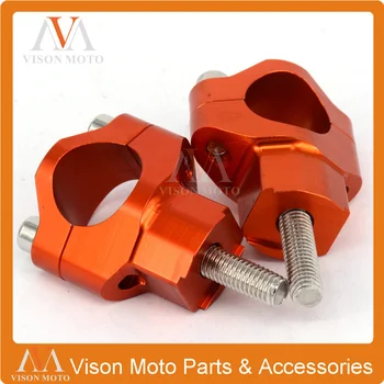 

Billet HandleBar Risers Bar Mount Clamp For KTM 1 1/8" 125-530 SX SXF EXC EXCF XCF XC Dirt pit Bike Motocross Enduro Supermoto
