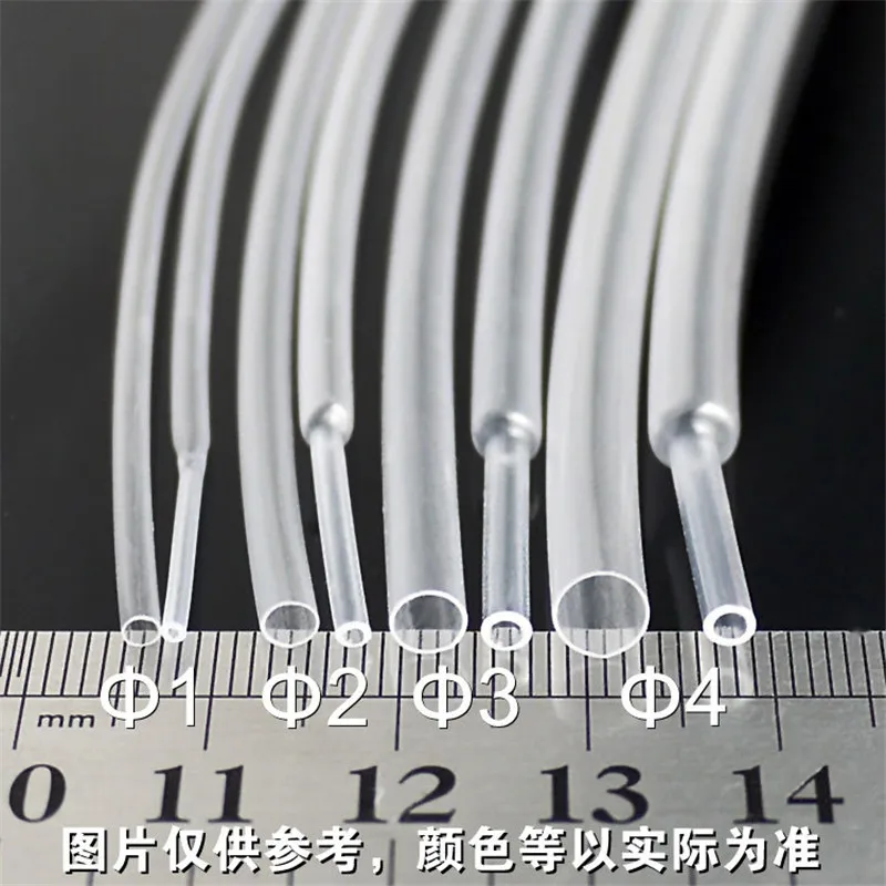 

Transparent-2MM Assortment Ratio 2:1 Polyolefin Heat Shrink Tube Tubing Sleeving,Flame retardant,Soft for Wrap Wire Cable RoHs