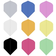 Кавалер чистый цвет Дротика s полёт 30 шт./60 шт. хороший профессиональный крыло хвост открытый 2D Стандартный дротика ПОЛЕТЫ аксессуары для игры в Дартс