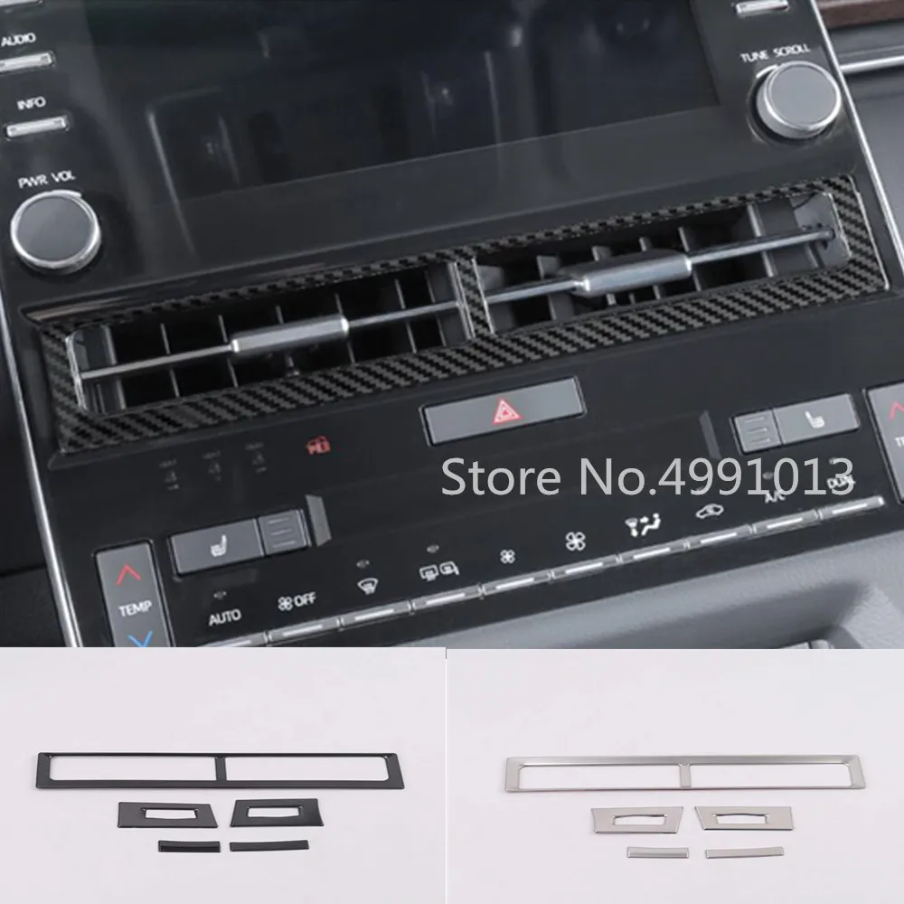 

For Toyota Avalon XX50 2018 2019 2020 car inner head frame trim Stainless steel front air conditioning outlet vent molding 5pcs