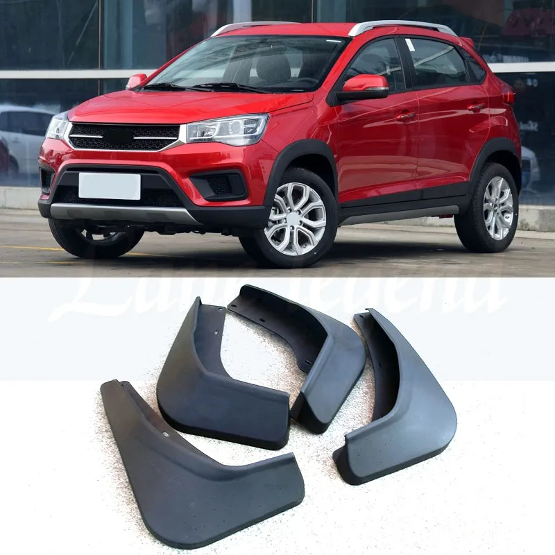 

Set Molded Car Mud Flaps For Chery Tiggo 2 2017 2018 Mudflaps Splash Guards Mud Flap Front Rear Mudguards Fender Accessories
