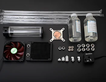 

Syscooling new hard tube system transparent acrylic rigid pipe, P80B water pump, high power