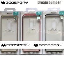 Mercury Goospery Dream Bumper прозрачный с откидной Чехол для samsung Galaxy S7 Edge S8 S9 Plus Note 5 8 9