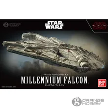 OHS Bandai Звездные войны 1/144 Сокол Миллениум TLJ Ver. Шкала сборки наборы пластиковых моделей