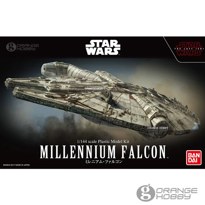 

OHS Bandai Star War 1/144 Millennium Falcon TLJ Ver. Assembly Scale Plastic Model Kits