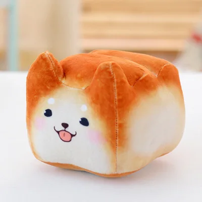 16cm Cute Cat Plush Stuffed Toys Soft Bread Shape Cat Pillow Birthday Gift Cushion Doll Kawaii Plush Toys