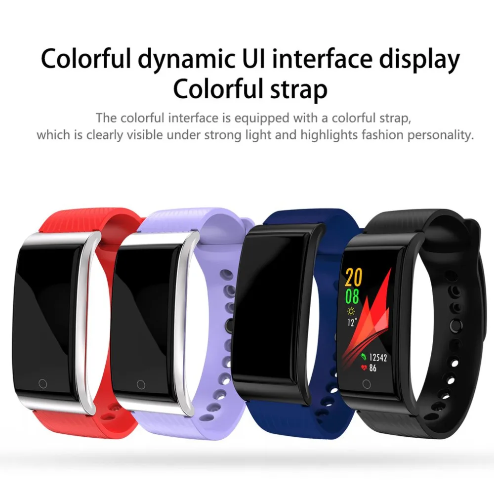 

F4 Pedometers Smart Bracelet 0.96" Color Screen Heart Rate Pulse Blood Pressure Monitor Waterproof Outdoor Fitness Equipment