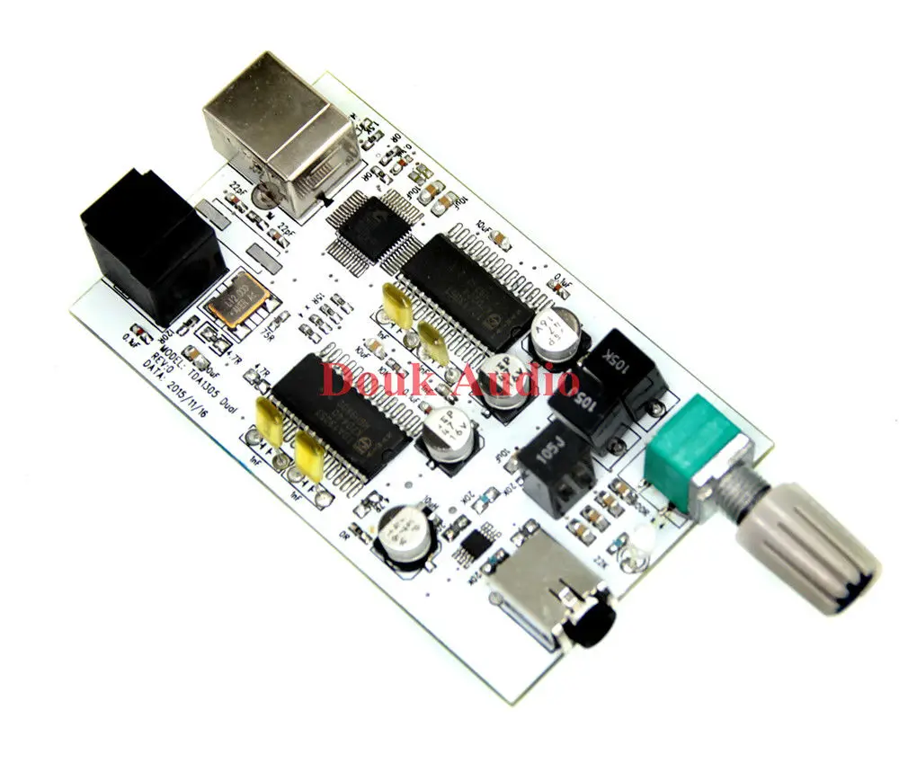 Douk Audio CM108 усилитель для наушников TDA1305T IIS USB DAC плата аудио декодера|Усилители