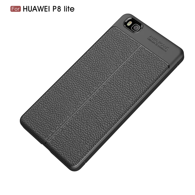 Litchi cortex silicone case for Huawei P8 lite  (13)