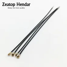 10Pcs MHF4 IPX IPEX MHF 4 Jack 4th RG0.81 RF Jumper Cable OD 0.81 milímetros De Solda para PCI WI-FI roteador sem fio do cartão 10cm 15 centímetros 20cm 30cm