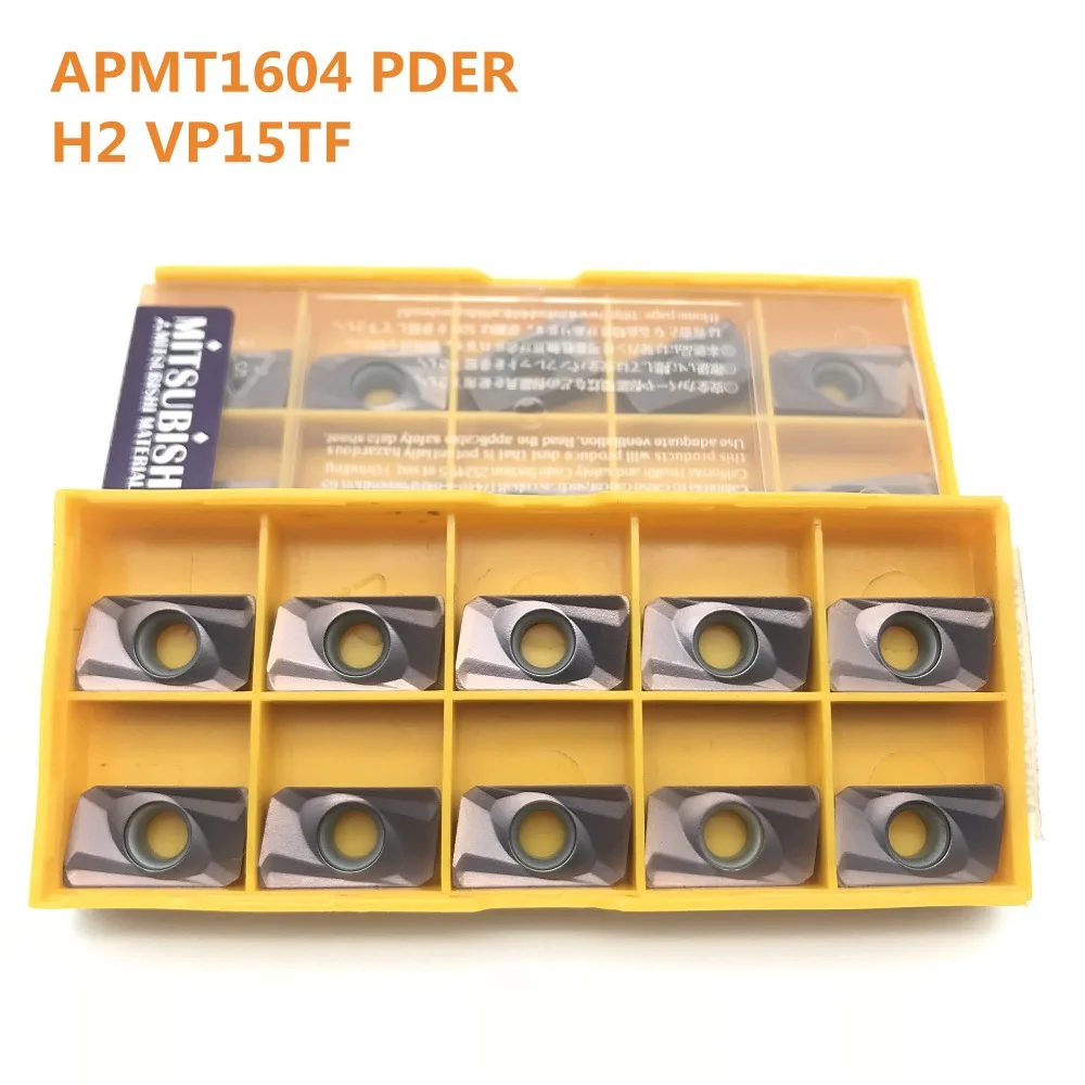 Токарный инструмент APMT1604PDER-H2 VP15TF высокого качества Металл для проворачивания карбида инструмент APMT1604 CNC часть режущего инструмента фреза