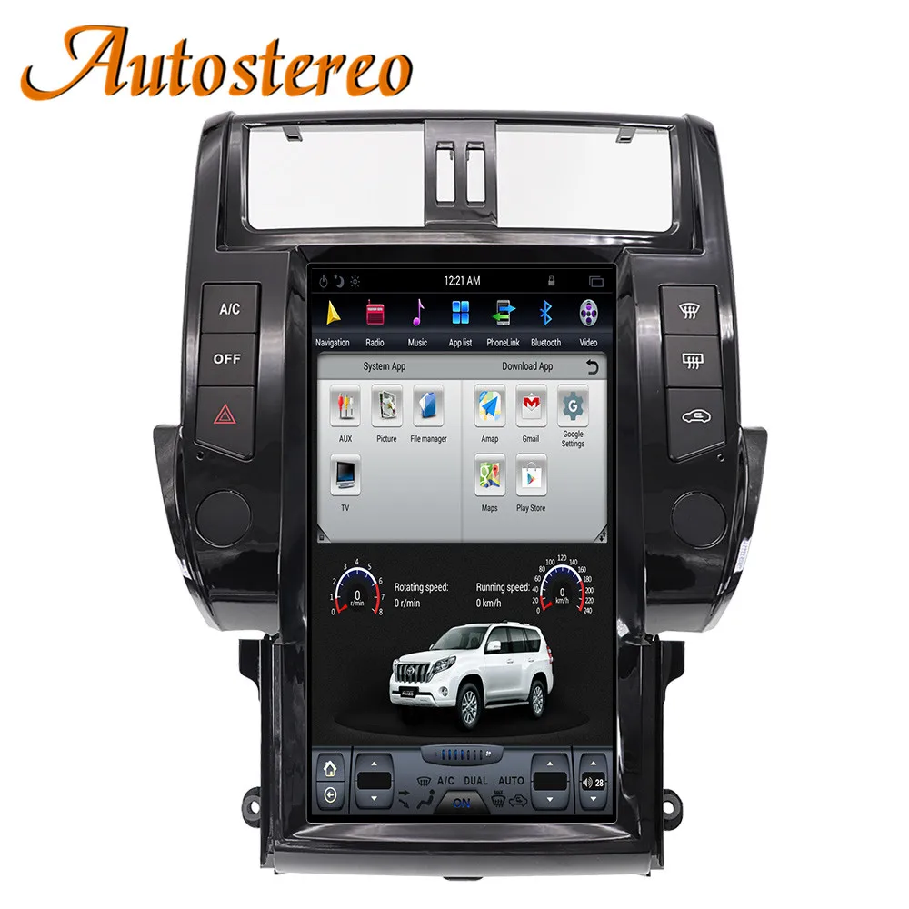 Cheap Android Tesla style Car GPS Navigation No DVD player For TOYOTA Land Cruiser Prado 10+ head unit multimedia radio tape recorder 3 Cheap Android Tesla style Car GPS Navigation No DVD player For TOYOTA Land Cruiser Prado 10+ head unit multimedia radio tape recorder 3