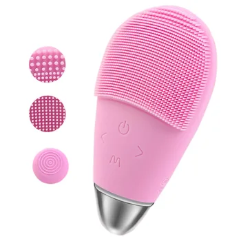 

NEW Silicone Electric Skin Massage Facial Cleaning Brush Waterproof Face Washing Machine Facial Cleaner Pore Blackhead Remover
