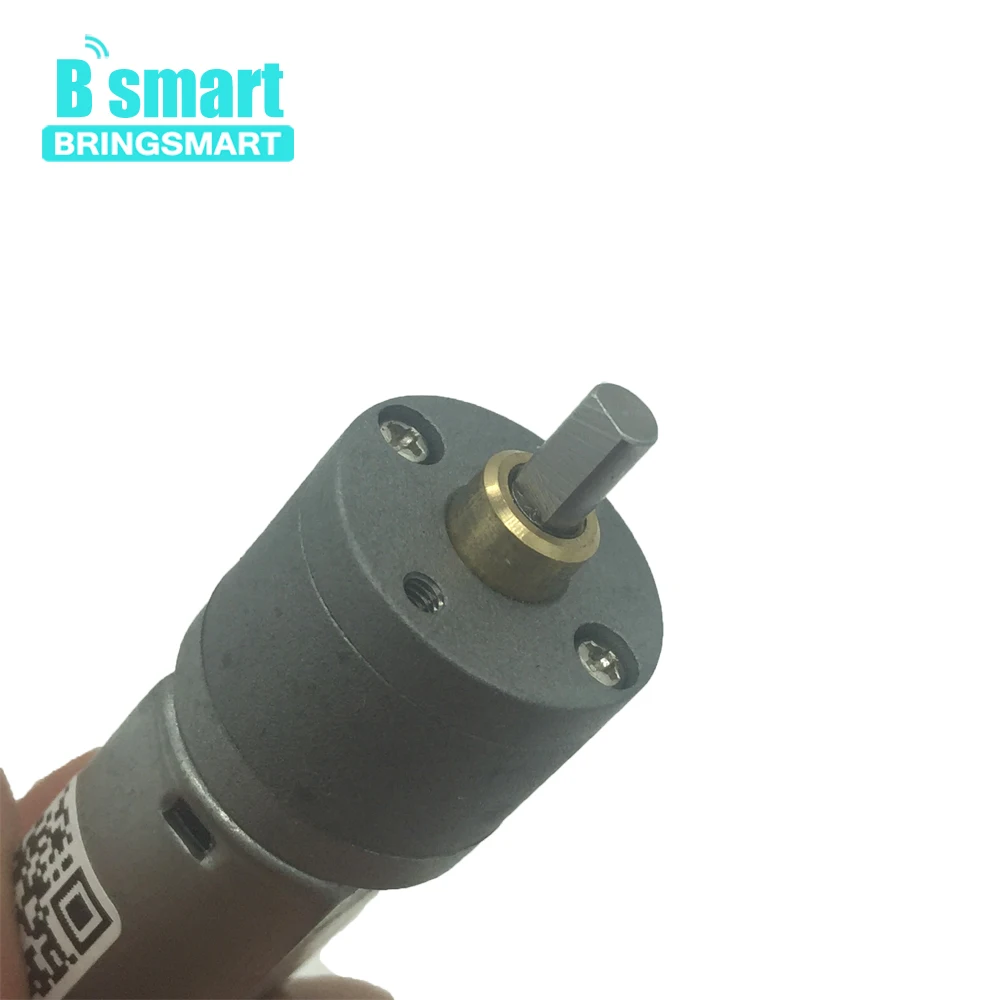 

Bringsmart JGA20-180 Micro DC Geared Motor 12 Volt Reduction Gearbox Electric Reversed Motor 24~480rpm Robot DIY Low Speed Motor