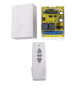 

Motor Remote Switch Controller DC 12V 24V Motor Forwards Reverse Up Down Wall Transmitter Manual Button Limit Switch 433mhz