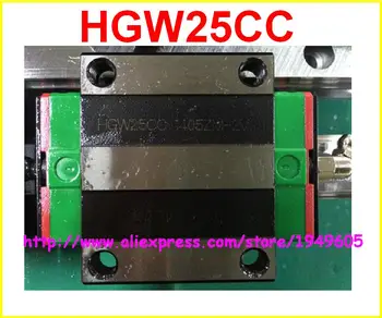 

10pcs 100% Original HIWIN Linear bearing HGW25CC Slider block, HGW25CC flange bearing carriage