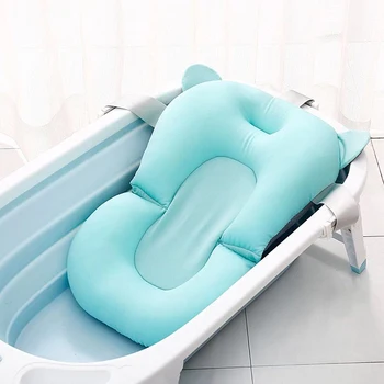 

Newborn Infant Bath Seat Washable Non-Slip Safety Security Baby Bathtub Body Support Mat Toddler Shower Wash Basin Pad Protector