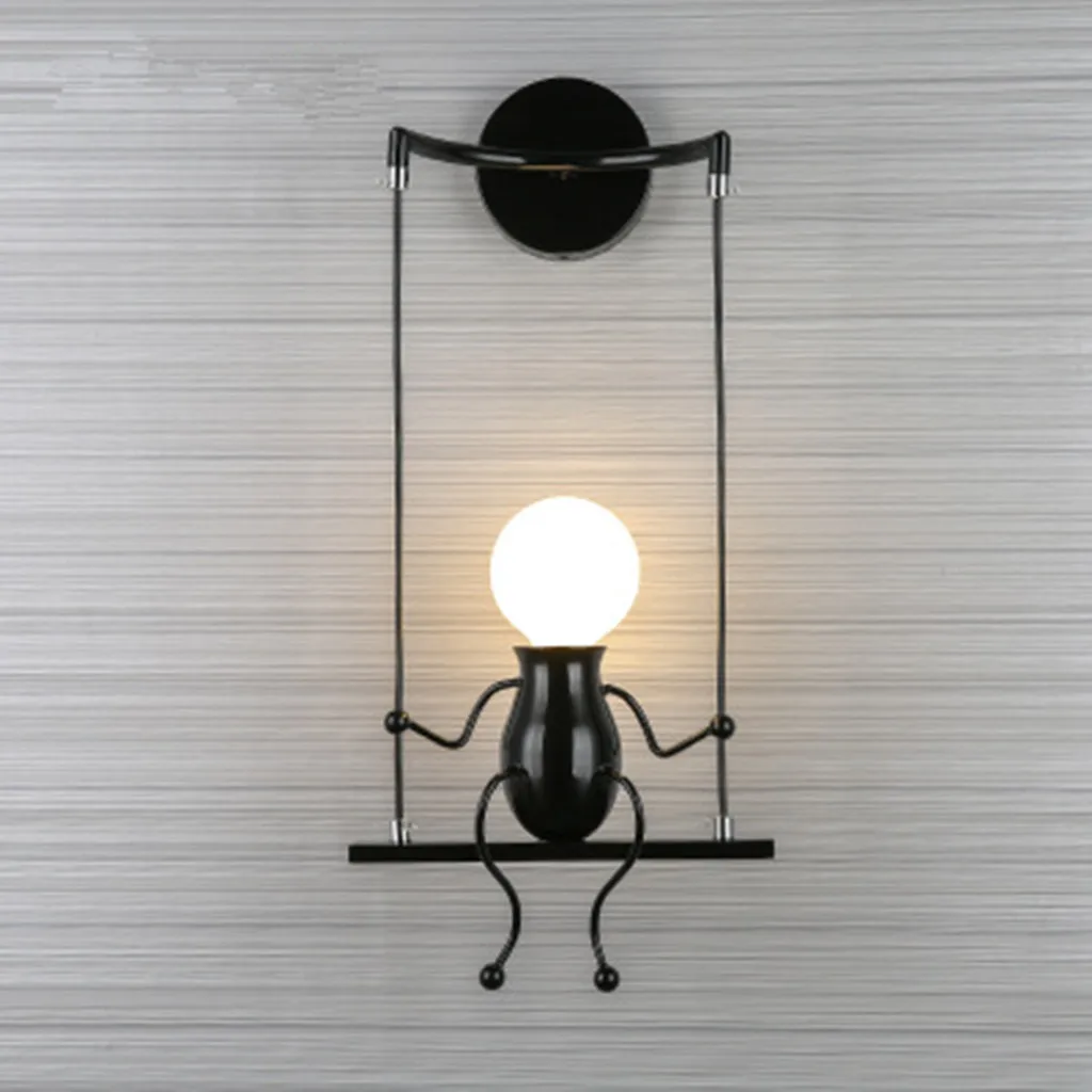 

2019 Household Products Humanoid Creative Wall Light Modern Lamp Simple Sconce Art Decoration ART convenient night light