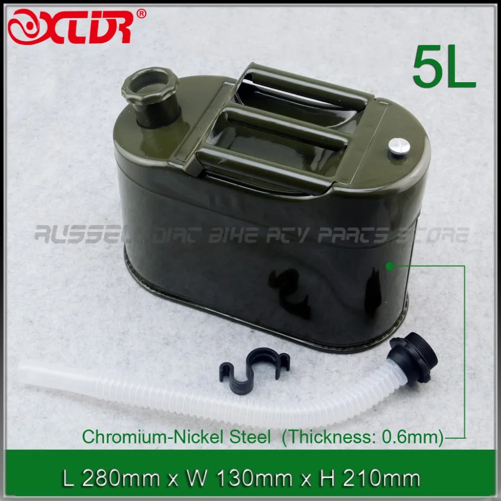 

5L 10L Mount Motorcycle Spare Portable Fuel Tank Jerry Cans Metal Car Petrol Tanks Jerrycan Oil Container Backup Oil Can