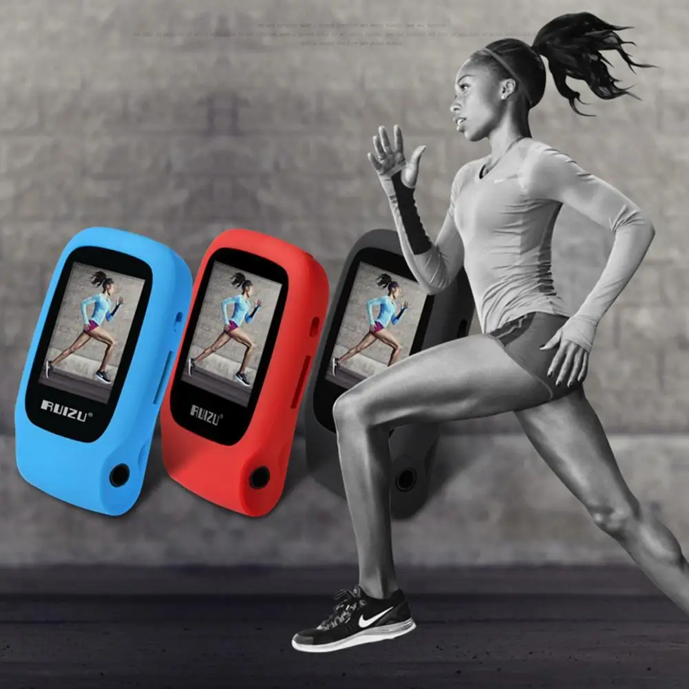 Ruizu X09 Running Hifi Digital Sport Audio Screen Mp3 Jogging Mini Clip Music Mp3 Player 4GB/8GB With Headphone Radio FM