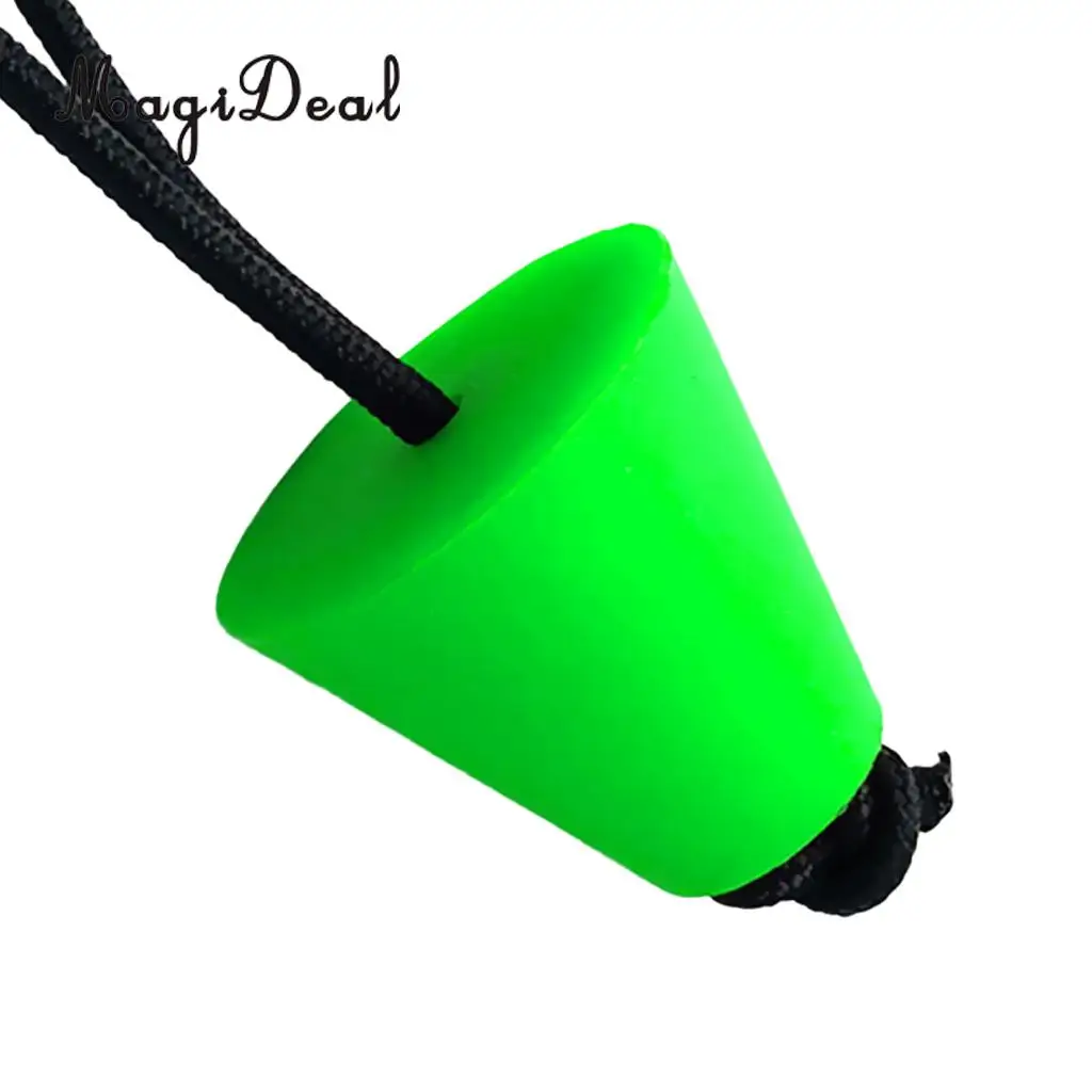 MagiDeal 4 Pieces Durable Green Rubber Kayak Canoe Scupper Plugs Drain Holes Stopper Kit - Universal Fit