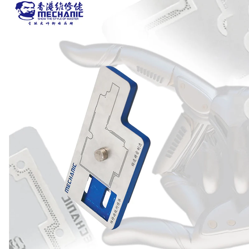 

MECHANIC 3D BGA Reballing Stencil Kit Set Middle Layer Planting Platform Tin Template Soldering Net for iPhone X Motherboard