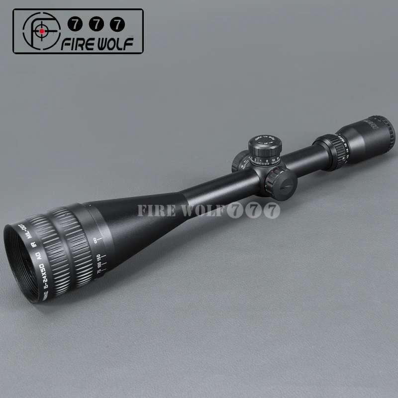 

Sport 6-24x50 AOE Riflescope R&G Illuminated Riflescope Reticle Rifle Sniper Scope For Hunting
