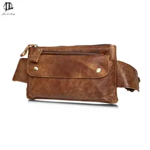 Crazy horse, натуральная кожа, Воловья кожа, ручная работа, Ретро стиль, мужская поясная сумка, сумка-мессенджер, сумка-слинг для телефона, камеры