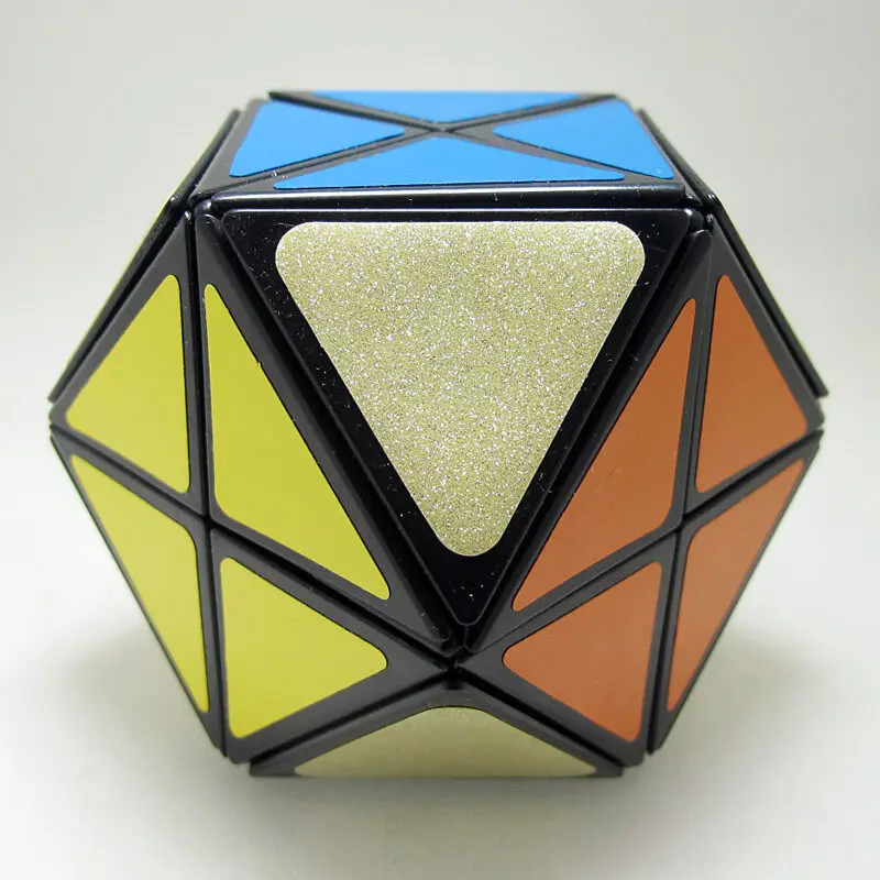 

Rare Black Tetrakaidecahedron Corner Cutting Helicopter Magic Cube Twist Puzzle Skew Diamond Professional Edition Optimum Struct