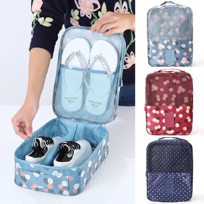 hot sale waterproof shoes storage box large capacity organizer bags