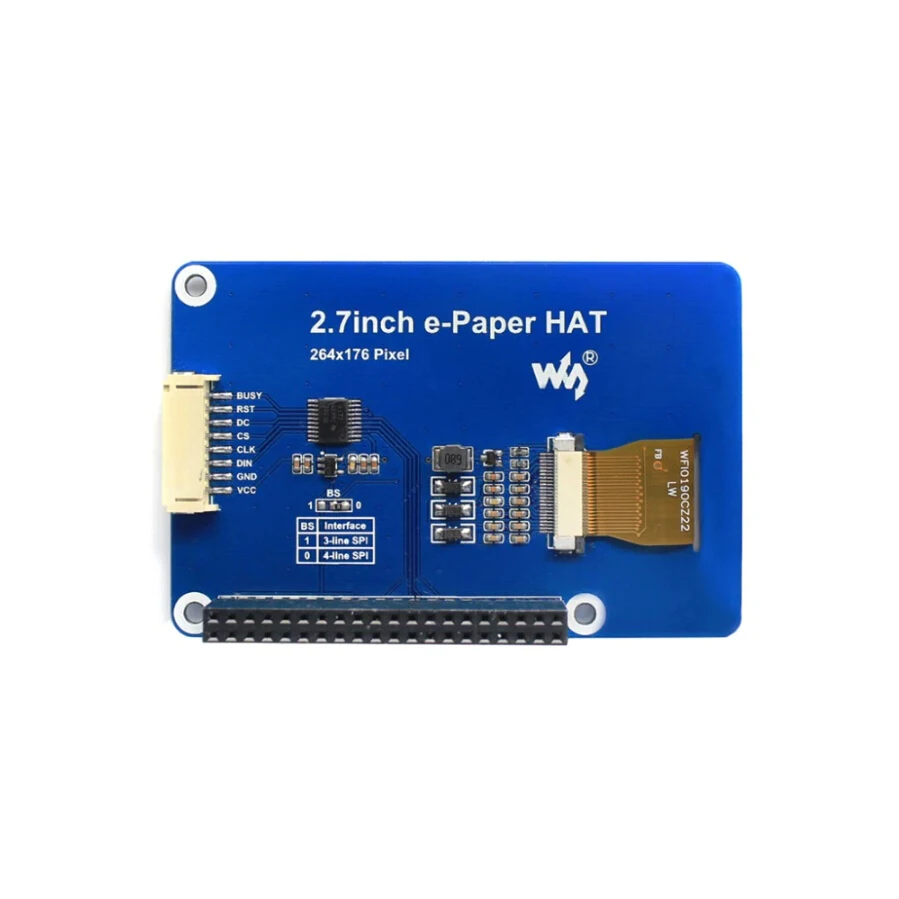 ShenzhenMaker Store 264x176 2 7 'электронная бумага/E Ink display HAT для Raspberry Pi 2B/3B/Zero W три цвета: