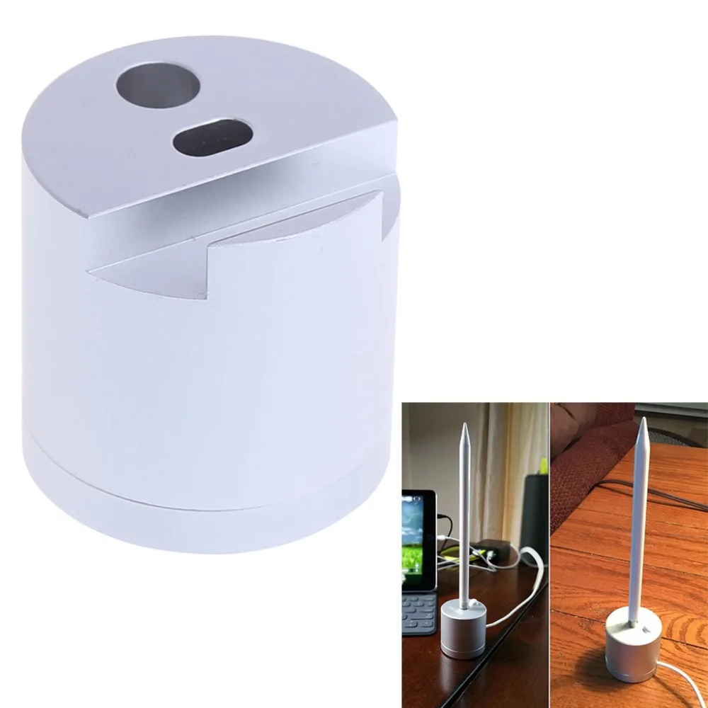 

New Arrival Silver Aluminium Charging Dock Stand Holder For Apple Pencil Station for iOS Phone Pad Mini