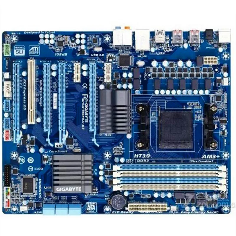 Для Gigabyte GA-990FXA-D3 оригинальная б/у настольная материнская плата 990FXA-D3 для AMD 990FX Socket
