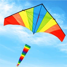 free shipping high quality large rainbow kite windsock with handle line ripstop nylon outdoor toys kids kites factory kite wheel цена free shipping high quality large rainbow kite windsock with handle line ripstop nylon outdoor toys kids kites factory kite wheel цены онлайн