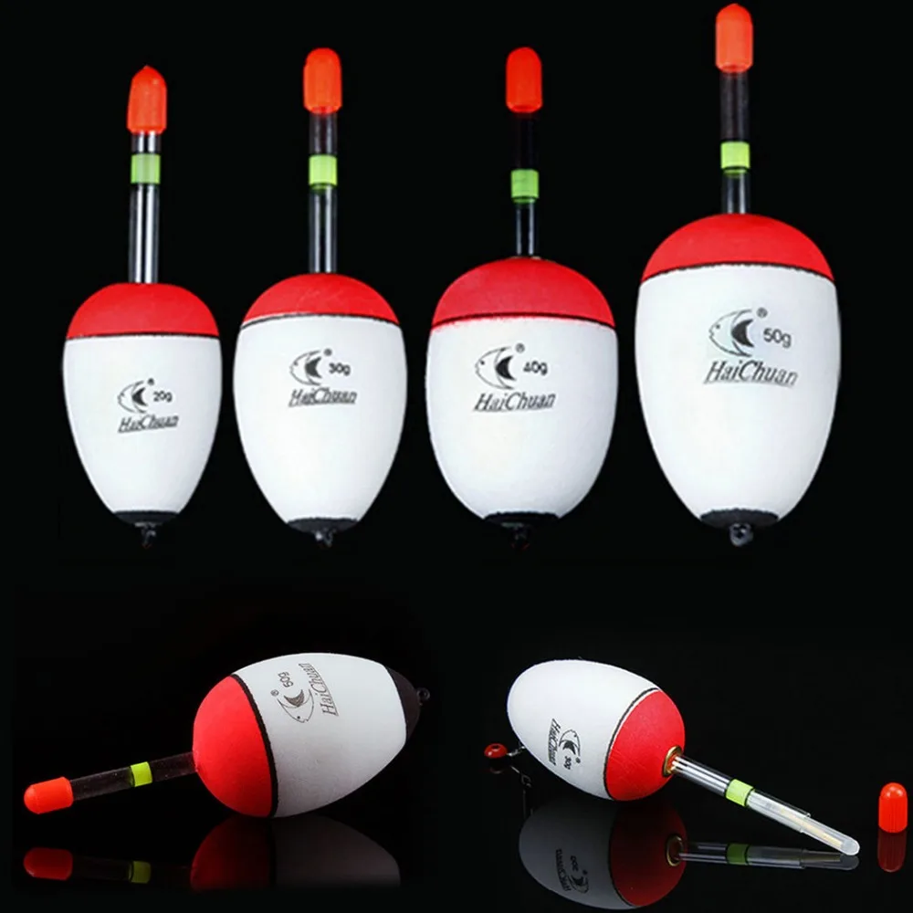 

EVA Fishing Float Fish Bite Alarm When Fish Bite Bait The LED Light Turns ON Automatically Night Fish Electronic Buoy Strike Ind