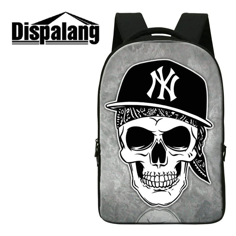 

Dispalang new arrival 14 inch laptop backpack men notebook computer backpacks mojo skull mochila quality brand designer rucksack