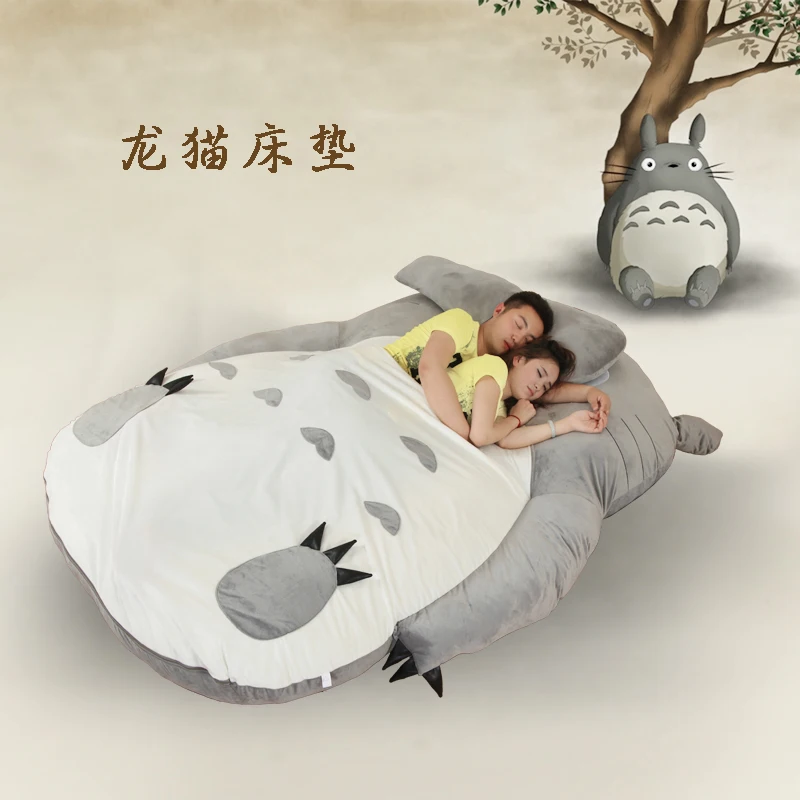 spesifikasi Besar Totoro matelas Tunggal dan Ganda Tidur Raksasa Totoro Tidur Kasur Pad Tatami Kasur Bantal Mewah Bantal Beanbag 5 ukuran