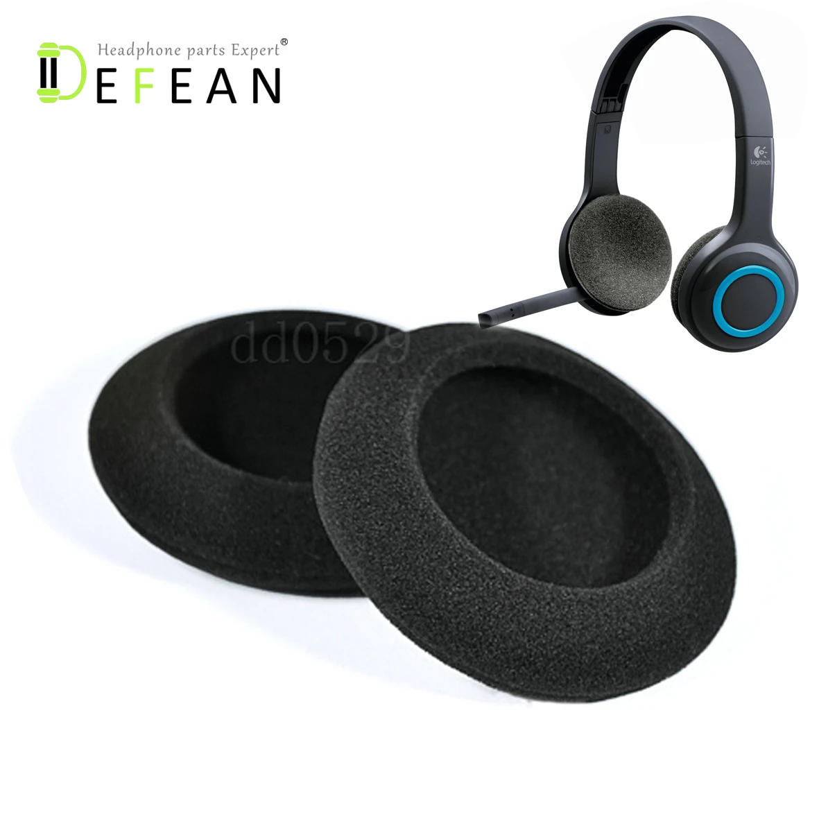 logitech headset foam