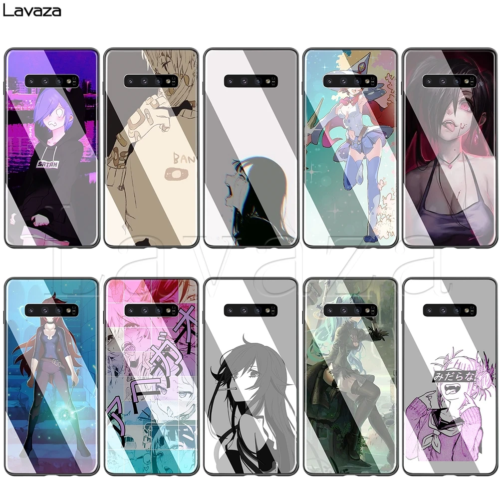 

Lavaza LEWD Japanese Anime Aesthetic Glass TPU Case for Samsung S7 S8 S9 S10 Note 8 9 A10 A20 A30 A40 A50 A60 A70 Edge Plus