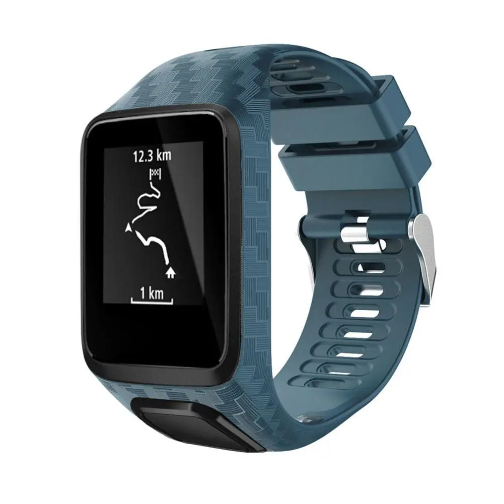 

Replacement Silicone Watch Band Wristband Strap for Tomtom Runner 2 3 Spark 3 Adventurer Golfer GPS Running Smart Bracelet