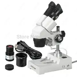 Amscope поставки 20x-40x-80x sharp стерео микроскоп + USB Камера